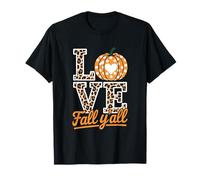 Its Fall Y'all Fall Pumpkin Thanksgiving Autumn Halloween Maglietta