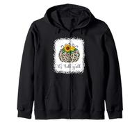 It's Fall Y'All Zucca Leopardo Stampa Ringraziamento Halloween Felpa con Cappuccio
