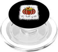 It's Fall Y'all Zucca Leopardo Stampa Ringraziamento Halloween PopSockets PopGrip per MagSafe
