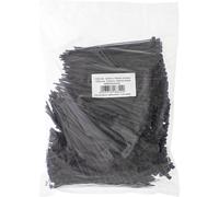 ITS Fascette stringicavo 140x3,6mm, nero. Confezione da 1000 pezzi