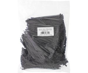 ITS Fascette stringicavo 140x3,6mm, nero. Confezione da 1000 pezzi