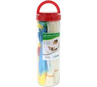 ITS Fascette stringicavo varie dimensioni, colori vari, Set da 1000pz