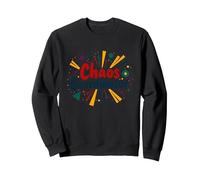 It's Fine Chaos Coordinator Tutto va Bene Divertente Felpa, Unisex per Adulti, Nero, M
