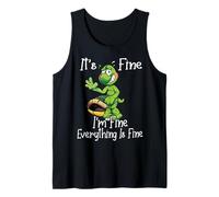 It's fine I'm fine Everything is fine Funny Cute Turtle Canotta