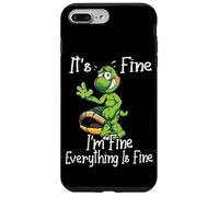 It's fine I'm fine everything is fine funny Cute Turtle Custodia per iPhone 7 Plus/8 Plus