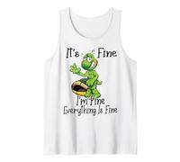 It's fine I'm fine Everything is oky Funny Turtle Great Gift Canotta