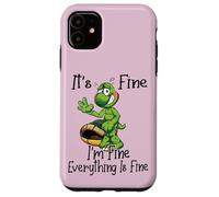 It's fine I'm fine everything is oky funny Turtle Great Gift Custodia per iPhone 11