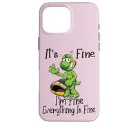 It's fine I'm fine everything is oky funny Turtle Great Gift Custodia per iPhone 16 Pro Max
