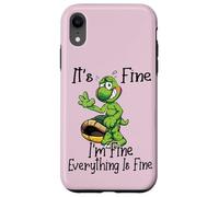 It's fine I'm fine everything is oky funny Turtle Great Gift Custodia per iPhone XR