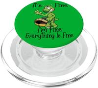 It's fine I'm fine everything is oky funny Turtle Great Gift PopSockets PopGrip per MagSafe
