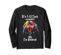 It's Five Oclock Everywhere Im Retired Summer Retirement Men Maglia a Manica