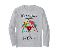 Its Five Oclock Everywhere Im Retired Summer Retirement Men Maglia a Manica