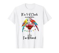 Its Five Oclock Everywhere Im Retired Summer Retirement Men Maglietta