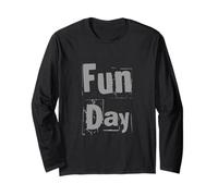 It's Fun Day Man Love To Have Fun Funny Retro Fun Day Maglia a Manica