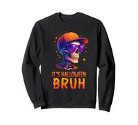 It's Halloween Bruh Stylish Skeleton Halloween Party Boys Felpa