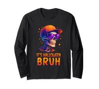 It's Halloween Bruh Stylish Skeleton Halloween Party Boys Maglia a Manica
