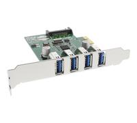 ITS Host-Controller USB 3.2 PCIe, 4x USB-A porte, aliment. 4pin, VIA Chip