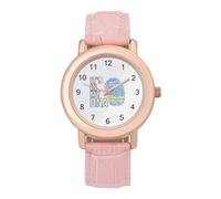 It's in my DNA Aruba Flag Orologio da polso da donna, elegante, analogico, al quarzo, cinturino in pelle, Stile:, regular, Cinturino