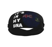 It'S In My Dna British Virgin Islands Unisex Headband Elastica Fascia Capelli Antiscivolo Fasce Per Capelli Per Fitness Palestra Corsa Yoga