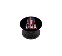 It's In My DNA Impronta Digitale Cittadino Statunitense PopSockets PopGrip Adesivo