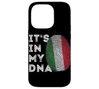 It's In My DNA Impronta Digitale Italia Bandiera Italia Radici Italia Custodia per iPhone 14 Pro