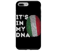 It's In My DNA Impronta Digitale Italia Bandiera Italia Radici Italia Custodia per iPhone 7 Plus/8 Plus