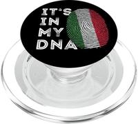 It's In My DNA Impronta Digitale Italia Bandiera Italia Radici Italia PopSockets PopGrip per MagSafe