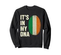 Its in My Dna Irish Vintage Ireland Flag Distressed Irish Felpa