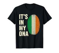 Its in My Dna Irish Vintage Ireland Flag Distressed Irish Maglietta