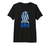It's in My Dna L'Impronta della Bandiera Greca Maglietta Premium