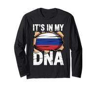 It's in My Dna Russian Roots Russia Flag Maglia a Manica