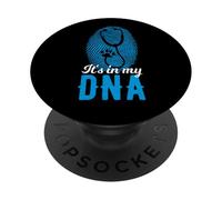 It'S In My Dna Stetoscopio Zampa Impronta Digitale PopSockets PopGrip Adesivo