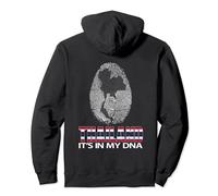 It's In My DNA - Thailandia mappa impronta digitale Thai Flag Pride Felpa con Cappuccio