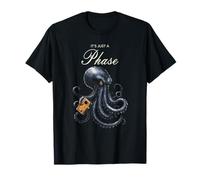 It's Just A Phase Octopus Guitar Player Effect Pedal Meme Maglietta