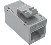 InLine® Keystone - Confezione da 8 prese RJ45, non schermate, Cat.6A, colore: Grigio
