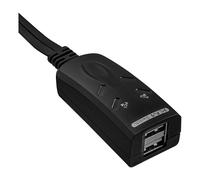 INL InLine® KM Switch, 2 porte, USB, Condivisione tastiera&mouse, True Transpar