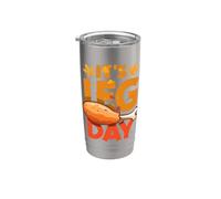 It's Leg Day Turkey Legs Funny Pun Ringraziamento Uomini Donne Bicchiere termico in acciaio inox doppia parete