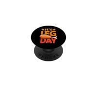 It's Leg Day Turkey Legs Funny Pun Ringraziamento Uomini Donne PopSockets PopGrip Adesivo