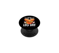 It's Leg Day Turkey Legs Funny Pun Ringraziamento Uomini Donne PopSockets PopGrip Adesivo