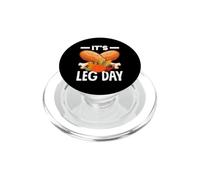 It's Leg Day Turkey Legs Funny Pun Ringraziamento Uomini Donne PopSockets PopGrip per MagSafe