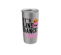 It's Line Dance Time Cute Line Dancing Bicchiere termico in acciaio inox doppia parete