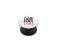 It's Line Dance Time Cute Line Dancing PopSockets PopGrip Adesivo