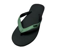It's me Flip Flops da donna | le infradito più morbide di tutti i tempi perché in 100% gomma naturale, nero/verde, 43/44 EU Weit