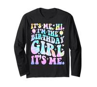 It's Me Hi I'm The Birthday Girl Its Me Funny Birthday Maglia a Manica