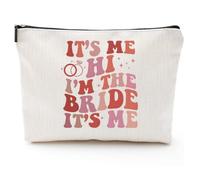 It's Me Hi I'm The Bride It's Me, borsa per il trucco da donna, borsa per trucchi per addio al nubilato, borsa essenziale per addio al nubilato, regalo per addio al nubilato, Sono io Ciao, sono la