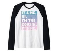 It's me, Hi. I'm the COUSIN It's me. Ragazzi Ragazze Manica Corta Maglia con Maniche Raglan