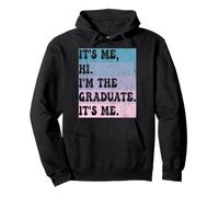 It's me Hi I'm the GRADUATE It's me Ragazze Ragazzi Manica Corta Felpa con Cappuccio