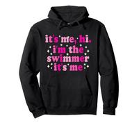 It's Me Hi I'm The Swimmer It's Me Beach Summer Vacation Felpa con Cappuccio