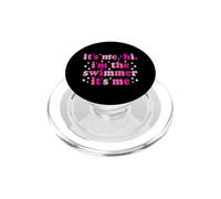 It's Me Hi I'm The Swimmer It's Me Beach Summer Vacation PopSockets PopGrip per MagSafe