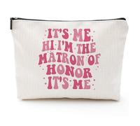 It's Me I'm the Maid of Honor It's Me, borsa per il trucco da donna, borsa per il trucco da donna, borsa per cosmetici per addio al nubilato, sacchetto essenziale per addio al nubilato, regalo per